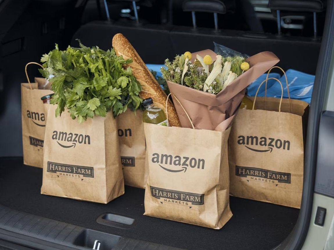 Amazon launches fresh grocery delivery in Australia with Harris Farm Markets