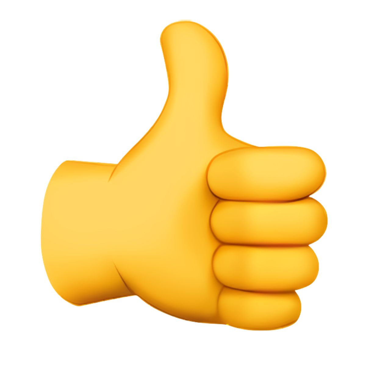 Thumbs up emoji skin tones — the history of yellow